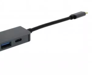 Adaptor USB Type C - HDMI 2x USB3.0 USB Type C PD WELL