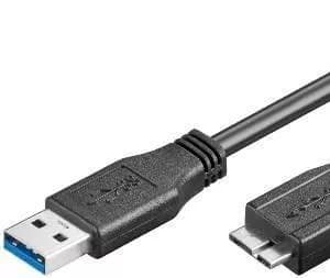 Cablu USB 3.0 1m A tata la micro USB triplu ecranat Goobay