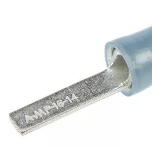 Capat plat 2.92mm 1.04/2.62mm2 crimpat pe cablu izolata albastru TE Connectivity 131330