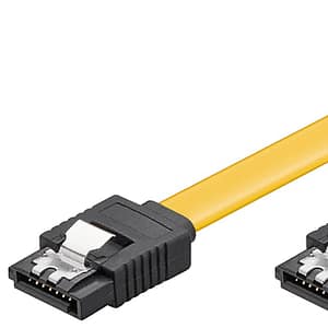 Cablu SATA 3 de date HDD SSD PC DVD 6Gbit/s Clip 20cm Goobay 94012