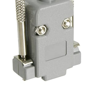 Carcasa mufa 9 pin serial D-SUB RS232 VGA cu surub lung