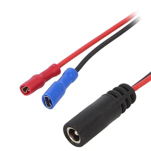 Conexiune adaptor 5.5x2.1mm mama - iesire conectori 4.8mm 0.3m CELLEVIA POWER CABLE-2/CL