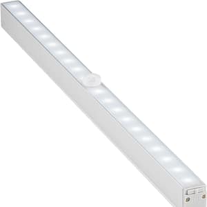 Lampa LED alb rece 6500K 160lm 2.2W cu detector de miscare intrerupator 6x AAA 55498 Goobay