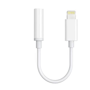 Adaptor Apple Lightning tata - Jack 3.5 mm mama alb AUX005 Choetech