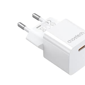 Incarcator retea Choetech 1x USB TYPE C PD 20W alb PD5010-EU-WH