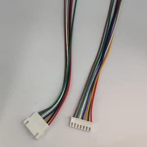 Cablu cu conectori 7pini pas 2.54 mm mama si tata cu fire set 2buc