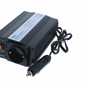 Invertor de tensiune 12V-230V 150W si USB 5V 500mA Well