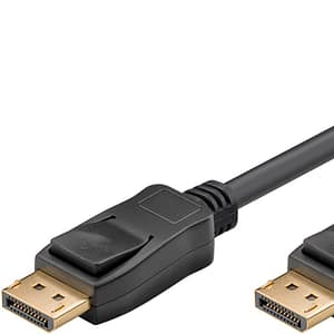 Cablu 3m DisplayPort v1.4 - DisplayPort v.14 HDCP 2.2 fire Cupru negru Goobay 65810