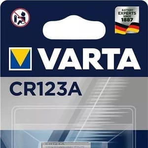Baterie CR123A Varta lithium 3V 1600mA