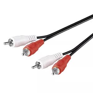 Cablu 2x RCA 5m ecranat cupru Goobay