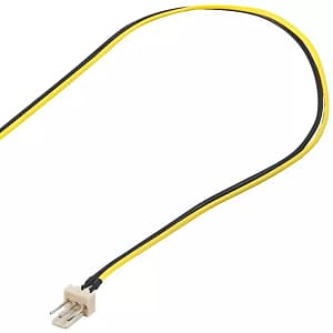 Cablu adaptor de alimentare PC tata 3 pini la 2 pini mama 0.3m Goobay