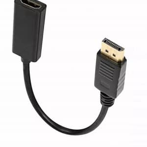 Cablu adaptor HDMI mama - Displayport tata 0.2m Well