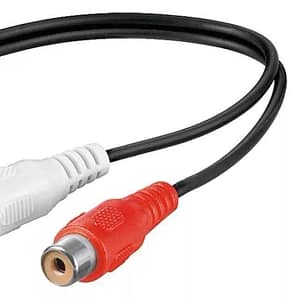 Cablu adaptor Jack 3.5 mm tata stereo la 2x RCA mama Goobay