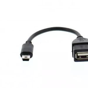 Cablu adaptor OTG USB mama - mini USB tata cablu 8cm Well