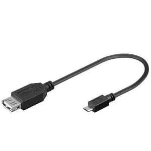 Cablu adaptor USB A mama la micro USB tata OTG Goobay