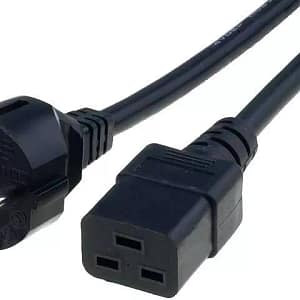 Cablu alimentare 2m SCHUKO tata - C19 mama PC