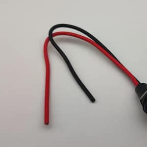 Cablu alimentare cu mufa DC mama 5.5x2.1mm fixare manson + capac rezistent la apa (5999)