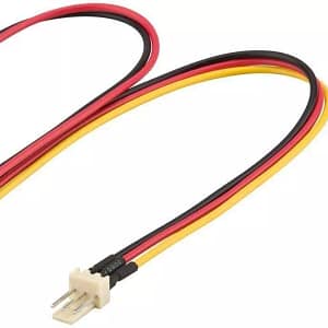 Cablu alimentare PC 2x Fan 3 pini tata - Fan mama 3 pini 22cm Goobay