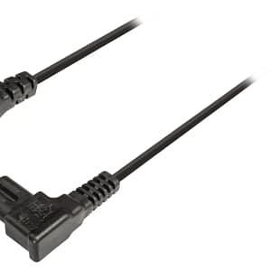 Cablu alimentare priza tata Euro - 2 pini in unghi 3m Valueline