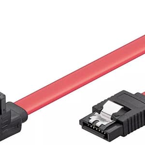 Cablu HDD SATA L - SATA L 90 grade 3GB/s cu clip 50cm Goobay