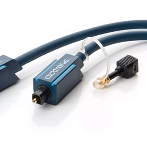 Cablu optic Toslink - Toslink plus adaptor 3.5 mm 15m Clicktronic