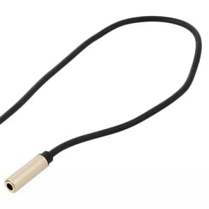 Cablu prelungire audio stereo Jack 3.5 mm mama-mama 0.3m aurit negru VENTION BFABY