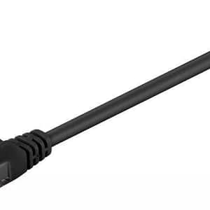 Cablu retea CAT5e UTP 2x RJ45 25m negru Goobay