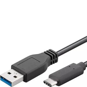 Cablu USB 3.0 - USB Type C 2m negru Goobay