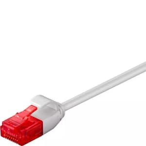 Cablu UTP CAT6 slim mufat 7.5m patchcord CUPRU gri Goobay