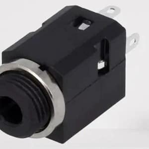 Conector Jack 3.5 mm CLIFF FC681375V soclu mama stereo 3 contacte /4 terminale /pentru panou THT