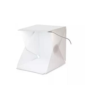 Cort Foto iluminat cu banda LED alba