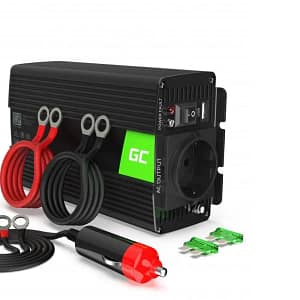 Invertor de tensiune 12V la 230V 500W INV03DE Greencell