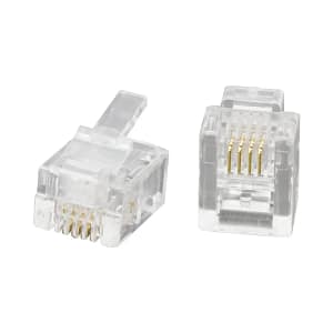 Mufa modular 6P4C RJ11 tata pentru telefon fix