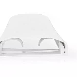 Pat de cablu 110x6 cm alb Nedis