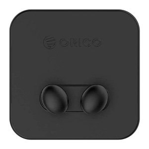 Suport cabluri Orico WT2 negru silicon banda adeziva aplicata 1 locas cablu 60x60x23mm 2 suporti