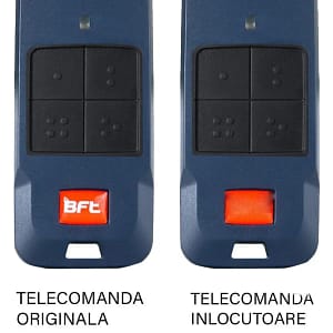 Telecomanda inlocuitoare poarta garaj 4 Butoane cod saritor 433.92Mhz BFT Mitto Cool 4C (803-1)