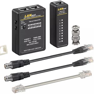 Tester retea RJ11 RJ12 RJ45 ISDN CAT5 CAT6 BNC Goobay