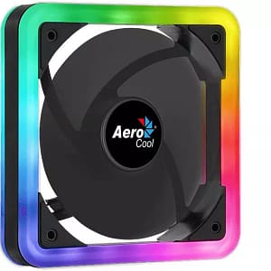 Ventilator Aerocool Edge14 120mm aRGB 12LED anti-vibratii 1200RPM