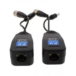 Video balun HD pasiv cu alimentare cu mufa RJ45 Well