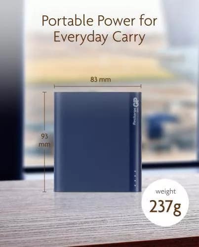 Acumulator extern PowerBank 10000mAh albastru GP B10A - imagine 5