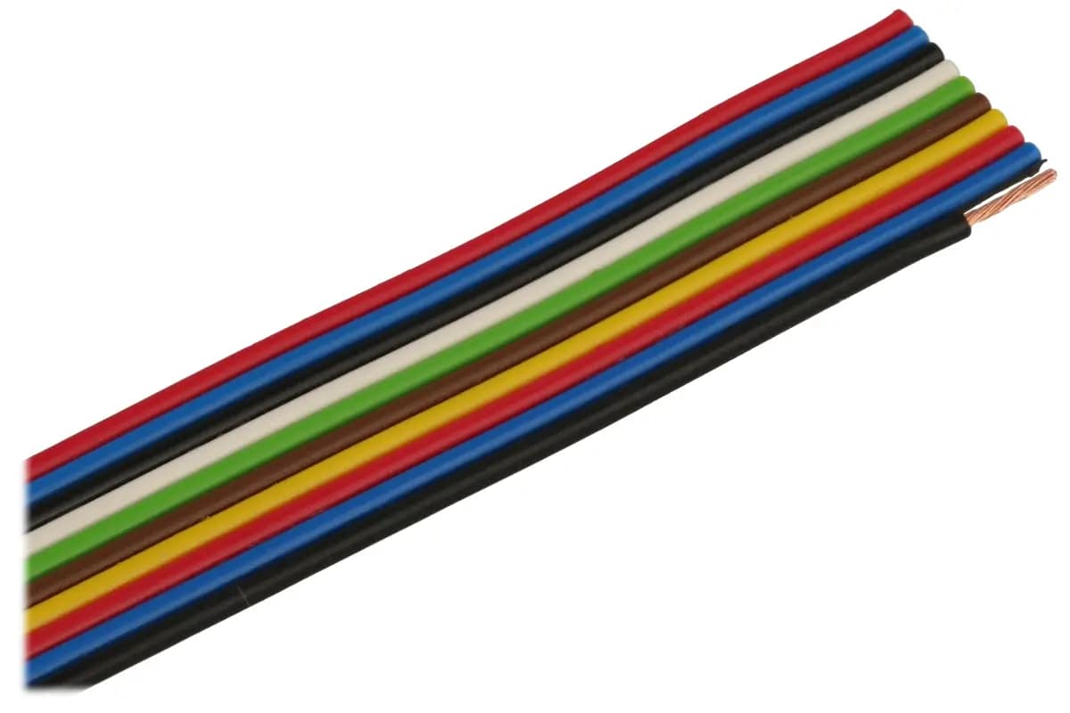 Cabluri banda TLWY 10×0.22mm2 litat Cupru TECHNOKABEL