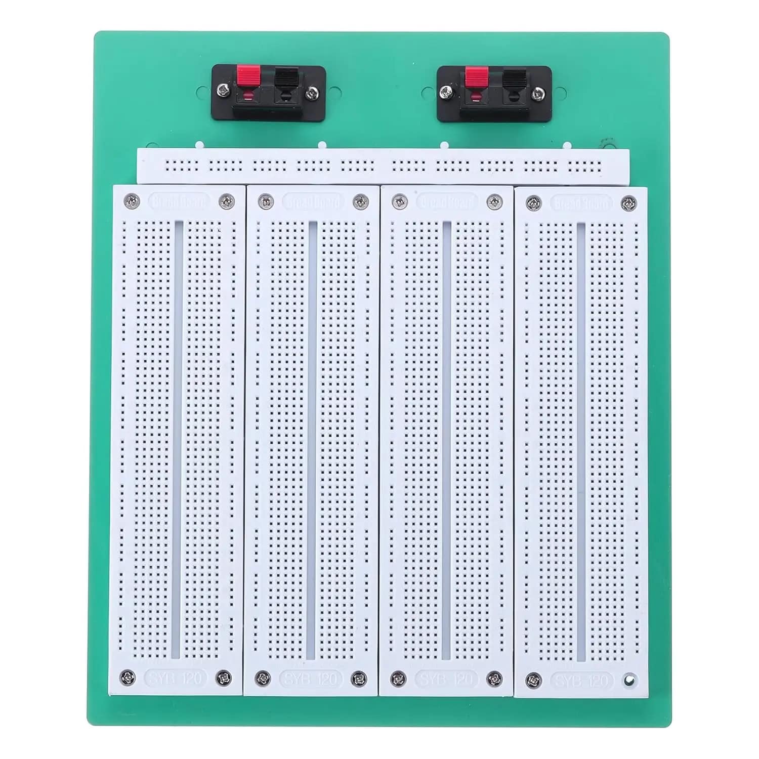 Placa test Breadboard cu 2760 de puncte de conectare 20-29AWG 300V/3-5A