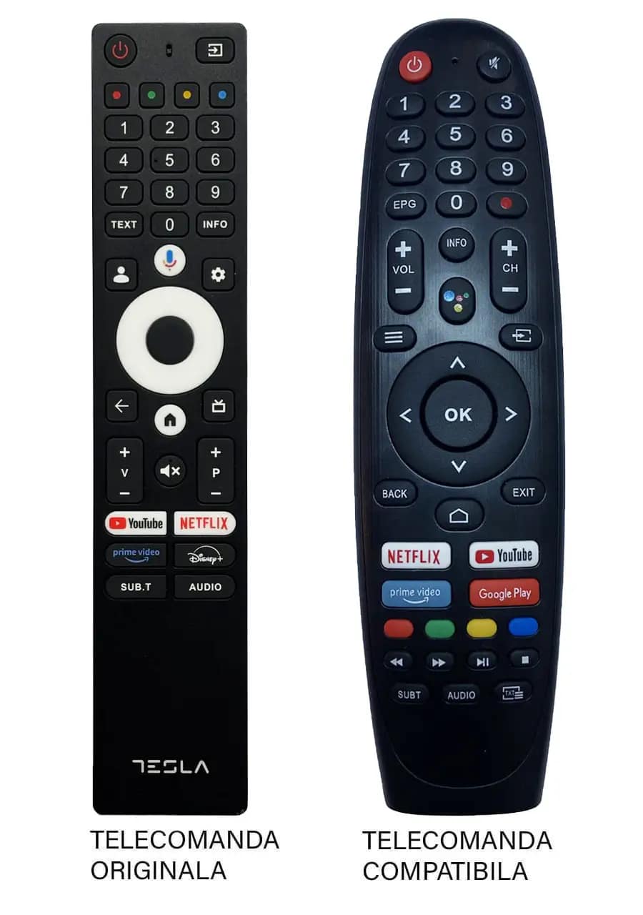 Telecomanda inlocuitoare compatibila TV TESLA Seria 9 (444-1)