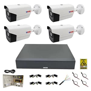 Sistem supraveghere exterior 4 camere Full HD