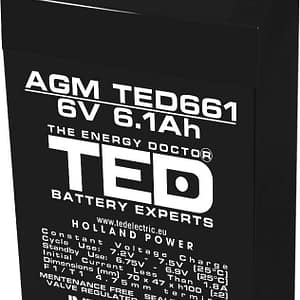 Acumulator AGM VRLA 6V 6