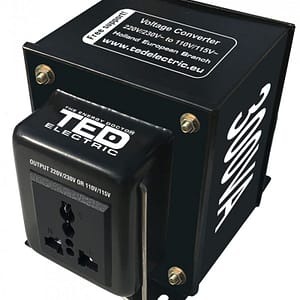 Transformator 230-220V la 110-115V 300VA/300W reversibil TED003669
