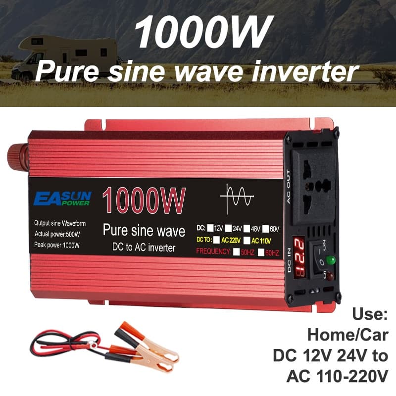 inverter 12v dc to 220v ac pure sine wave