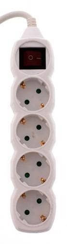 Prelungitor 4 prize 1.5m 3xG1.5mmp cu intrerupator Well