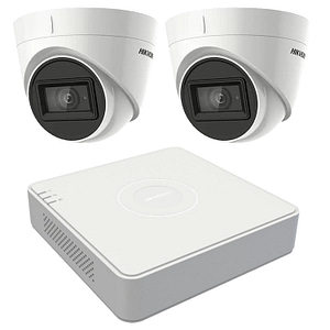 Sistem supraveghere video 2 camere Hikvision 5MP