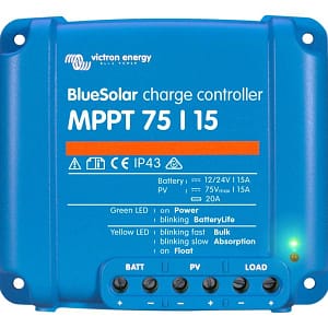 Incarcator solar MPPT 75/15 Bluesolar 15A Victron Energy